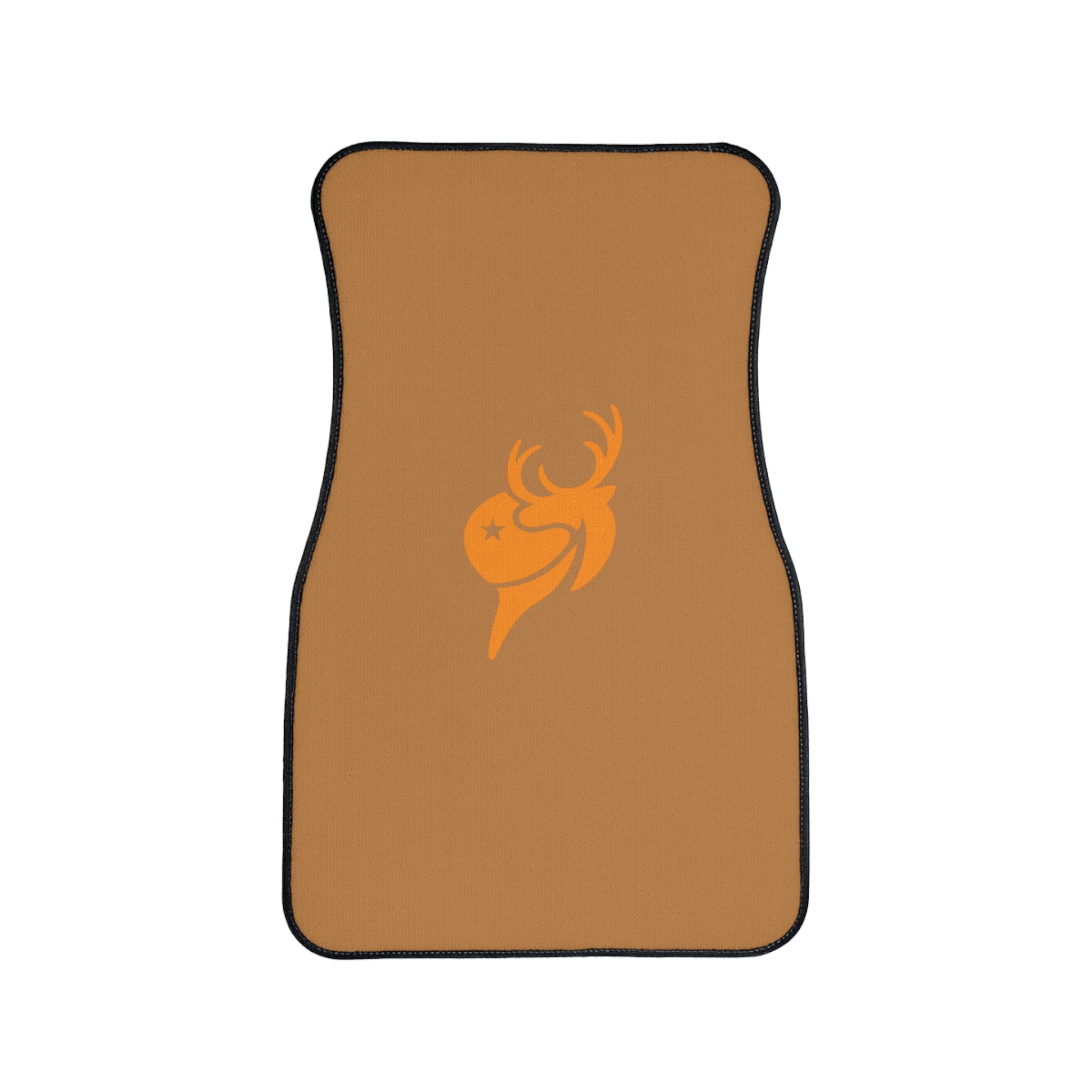 Brown Deer Logo Car Floor Mat — Durable Single-Piece Auto Mat