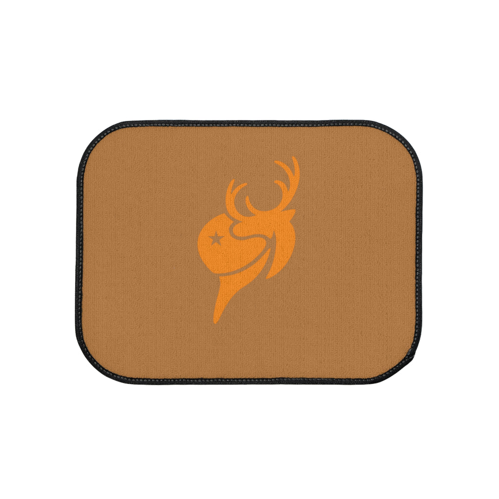 Brown Deer Logo Car Floor Mat — Durable Single-Piece Auto Mat